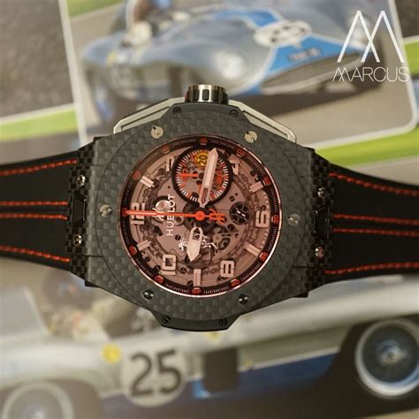 hublot ferrari original|Hublot Ferrari engine watch.